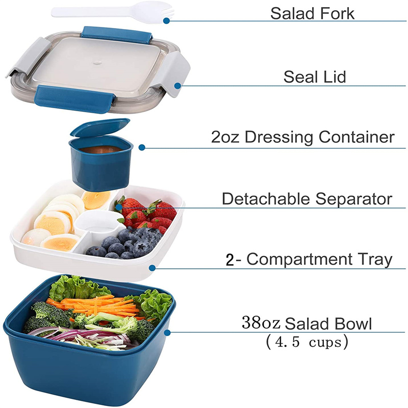 Portable Salad Lunch Container - Salad Container Jar ulasan dan harga
