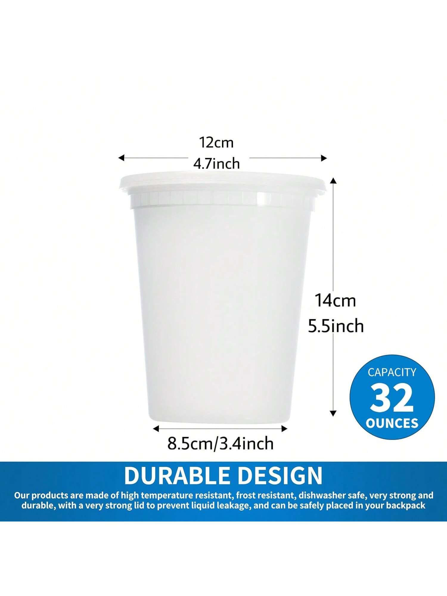 24Pack 32oz Deli Containers wi - Meal Prep Ideas ulasan dan harga