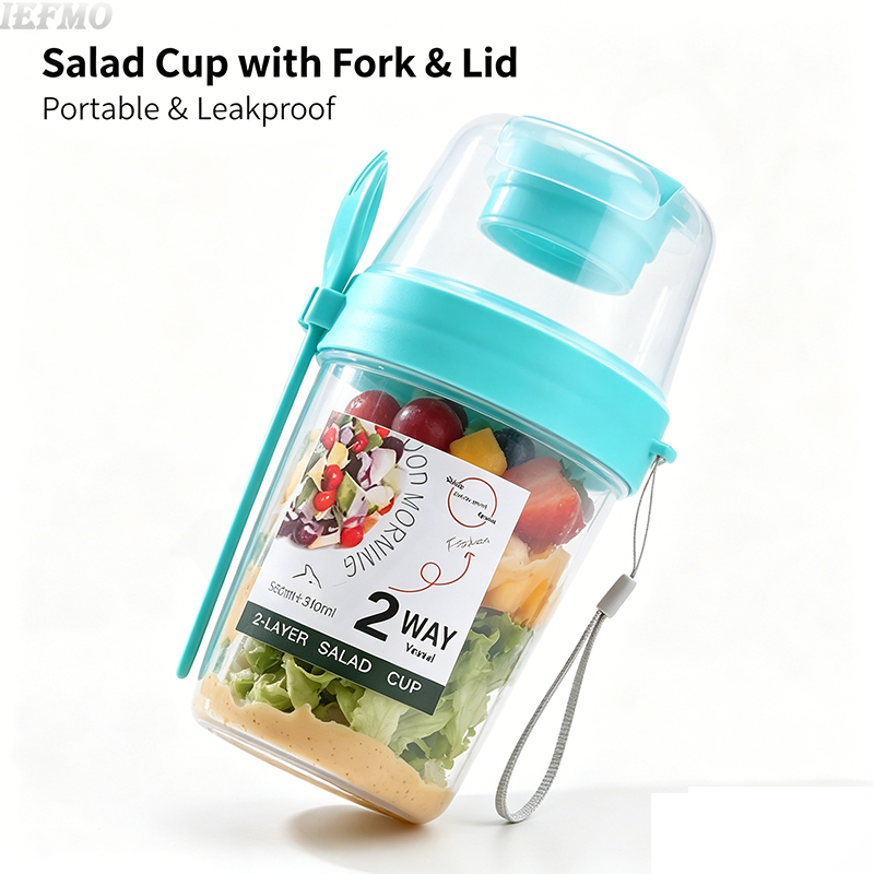 On-the-Go Salad Bowl Set with  - Meal Prep Yogurt Bowl ulasan dan harga