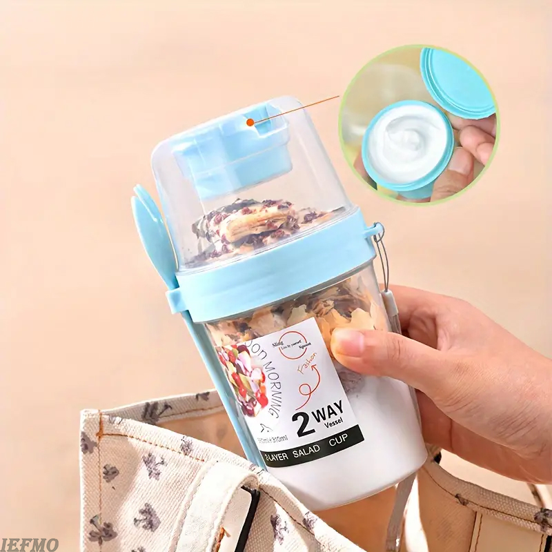On-the-Go Salad Bowl Set with  - Meal Prep Yogurt Bowl ulasan dan harga