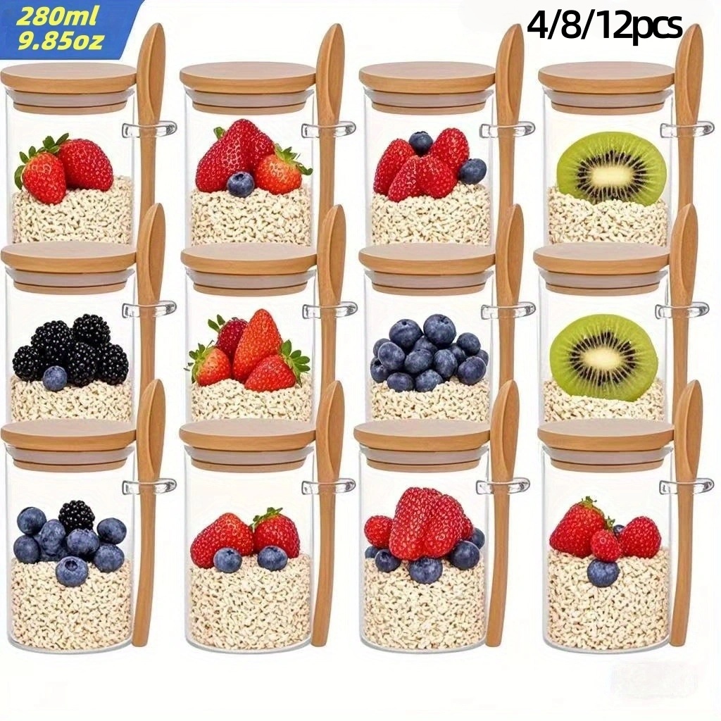 4/8/12Pcs, Oatmeal Breakfast C - Meal Prep Ideas ulasan dan harga