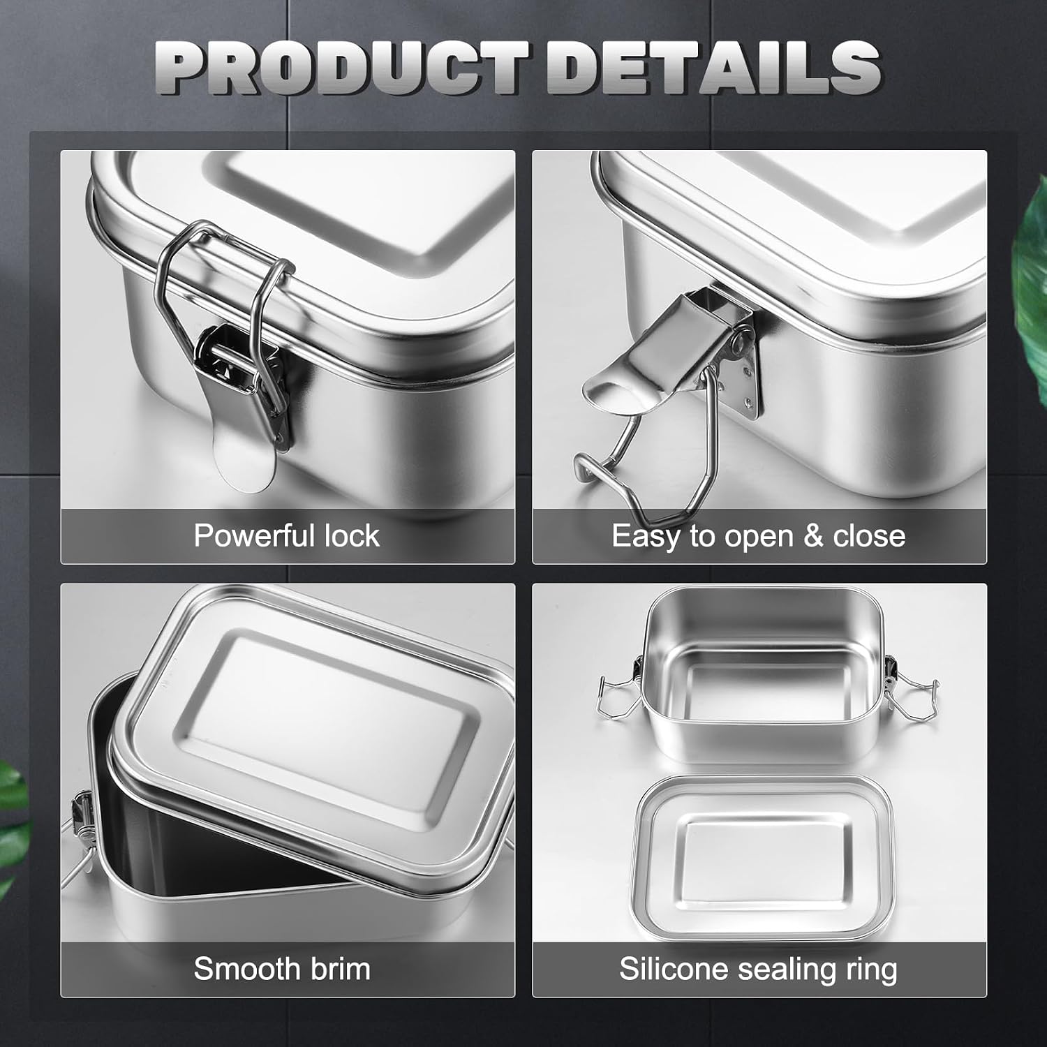 Stainless Steel Food Storage C - Meal Prep Ideas ulasan dan harga