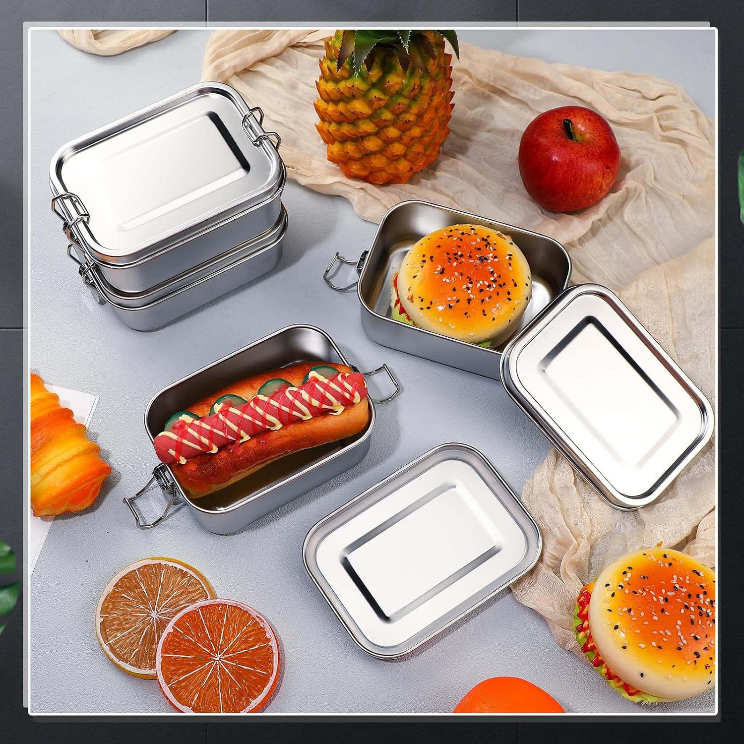 Stainless Steel Food Storage C - Meal Prep Ideas ulasan dan harga