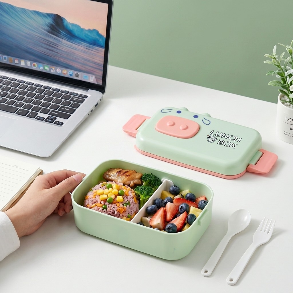 Kawaii Plastic Bento Box for K - Meal Prep Meal Ideas ulasan dan harga