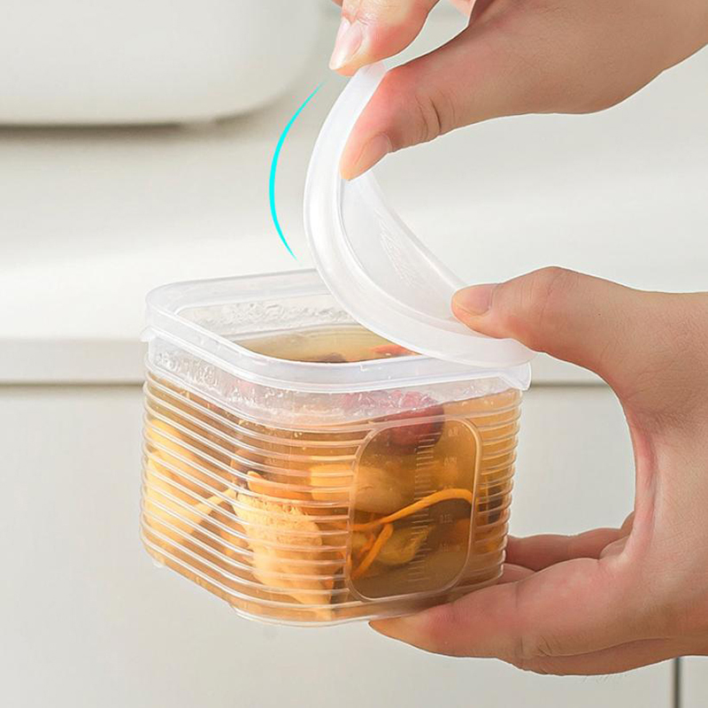 6-Grids Food Storage Container - Spice Jar Labels ulasan dan harga