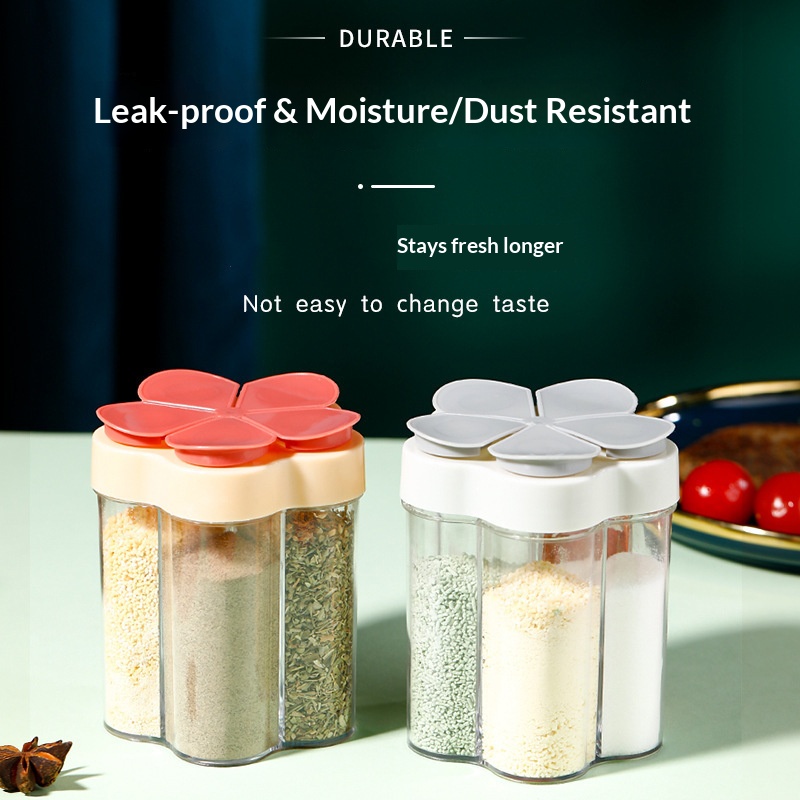 1PC 5-Compartment Flip Spice J - Spice Jar Labels ulasan dan harga