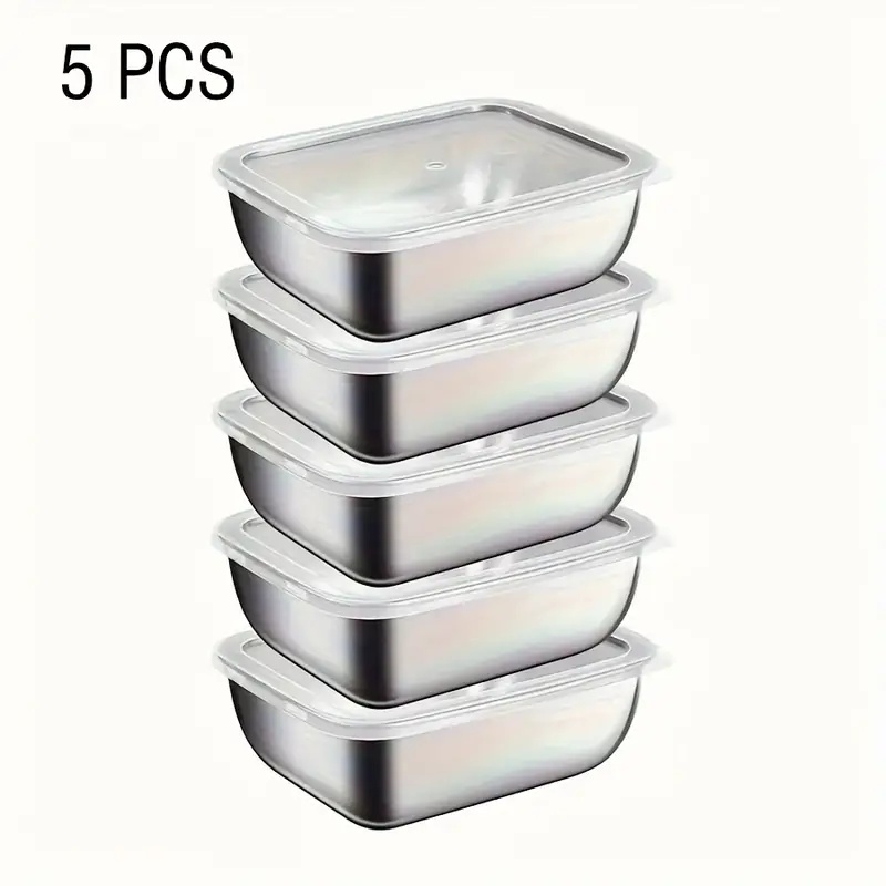 5-Piece Stainless Steel Food S - Meal Prep Ideas ulasan dan harga