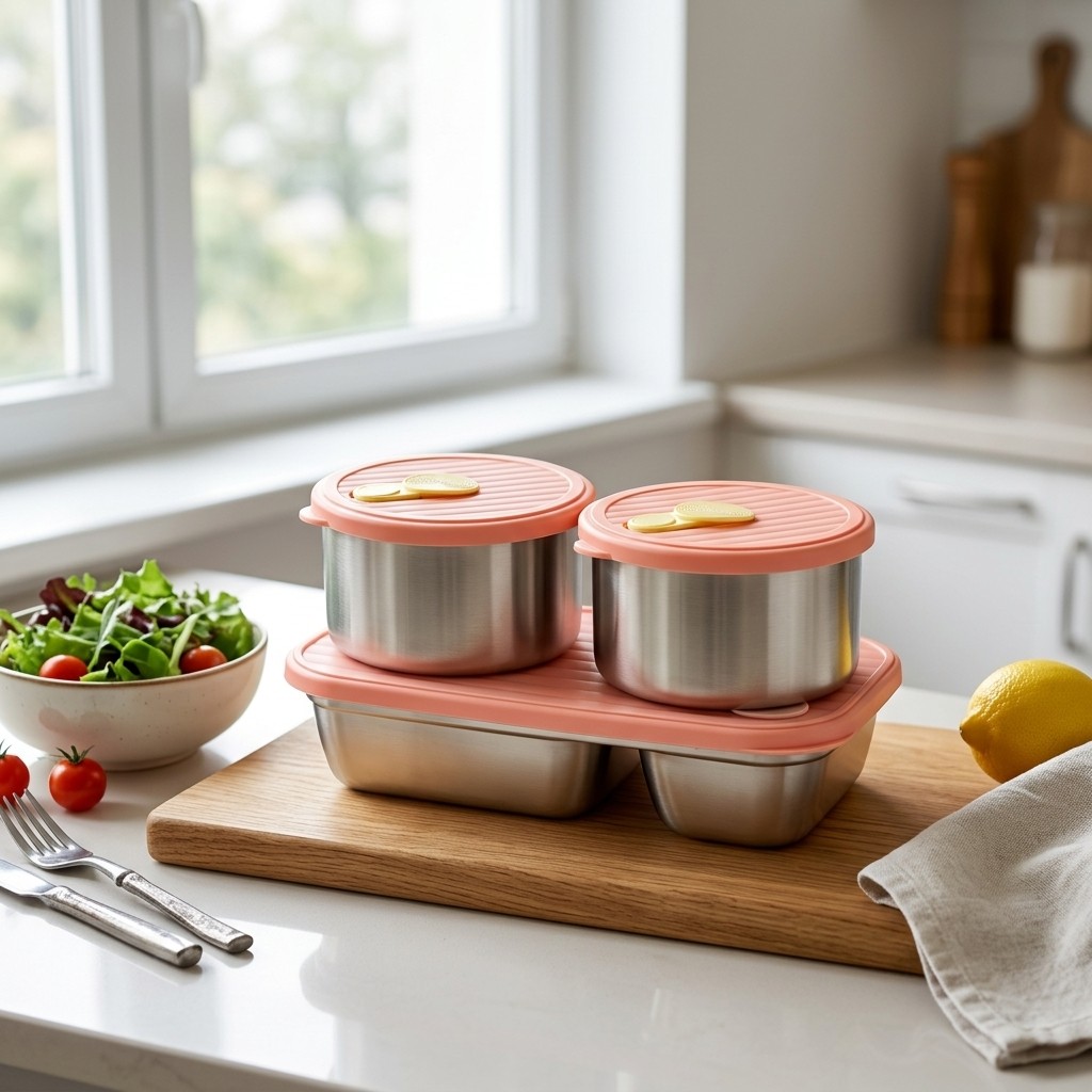Microwave Safe 304 Stainless S - Meal Prep Ideas ulasan dan harga