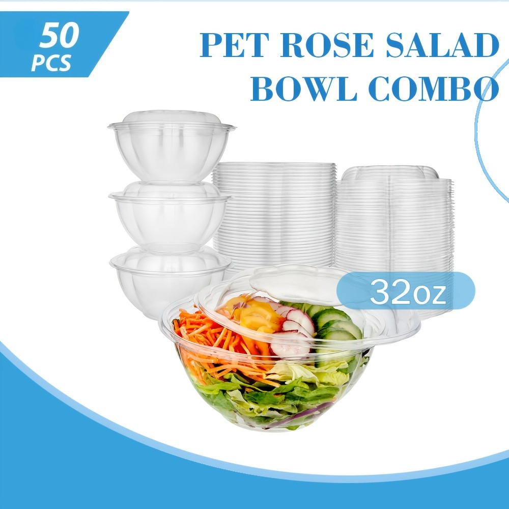50‑pack 32‑ounce clear plastic - Meal Prep Quinoa ulasan dan harga