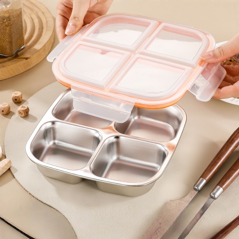 304 Stainless Steel Lunch Box, - Meal Prep Meal Ideas ulasan dan harga