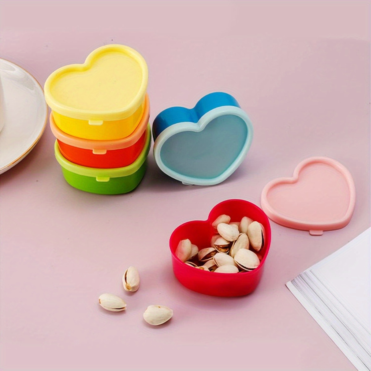 5PCS Mini Lunch Box Condiment  - Salad Container Jar ulasan dan harga