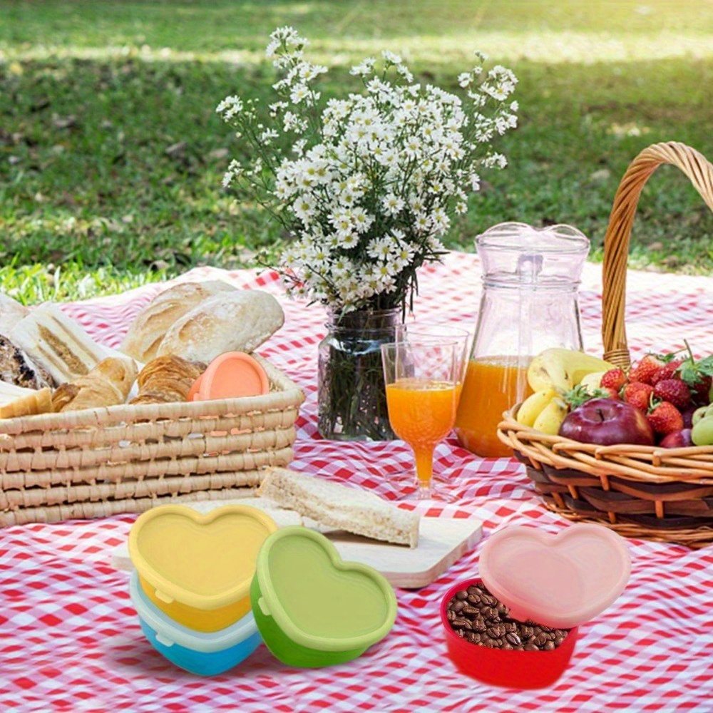 5PCS Mini Lunch Box Condiment  - Salad Container Jar ulasan dan harga
