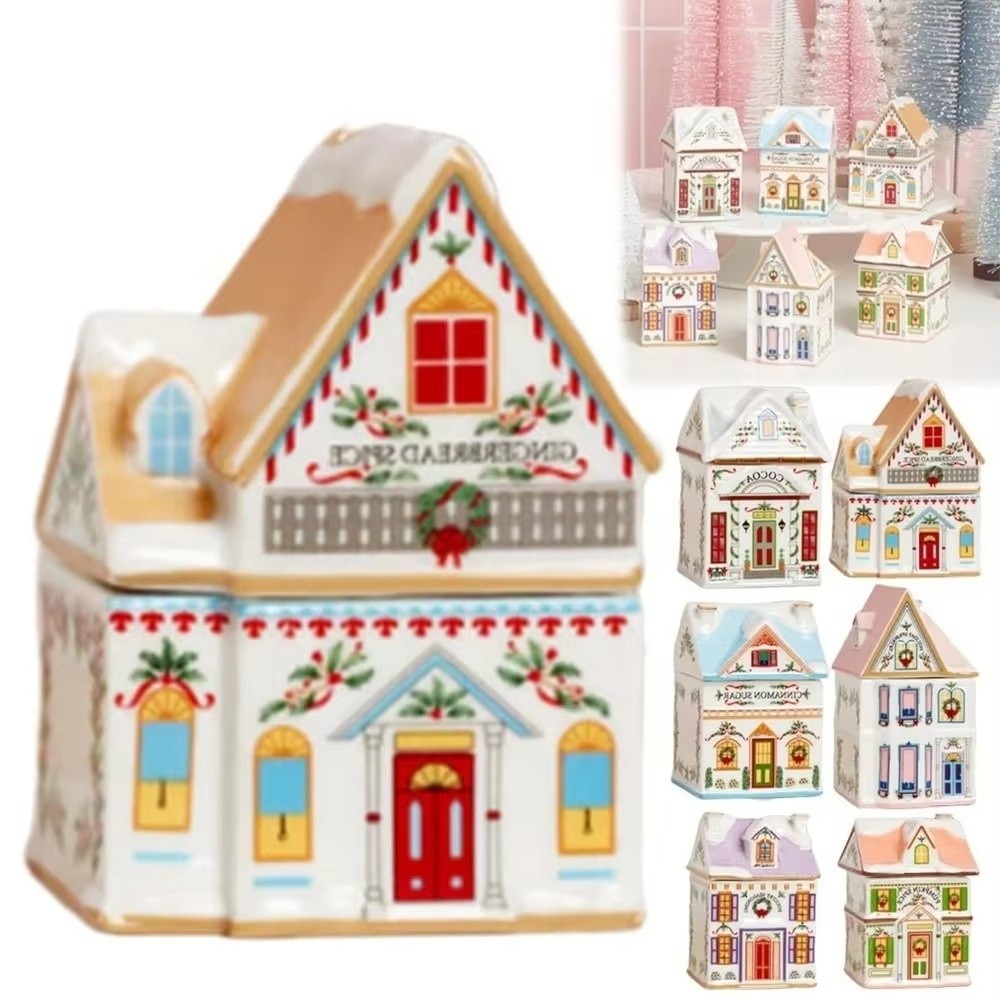 Gifts Cute Holiday Village Spi - Spice Jar Labels ulasan dan harga