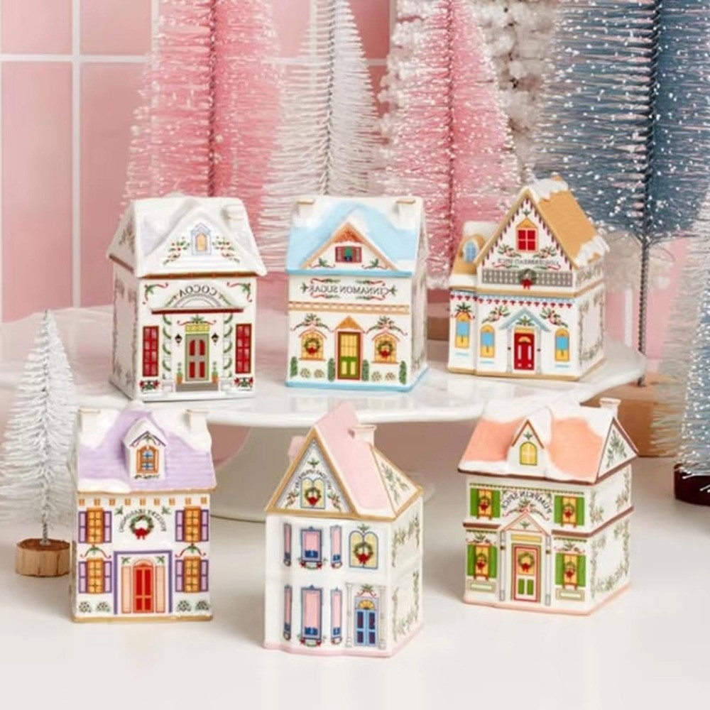 Gifts Cute Holiday Village Spi - Spice Jar Labels ulasan dan harga