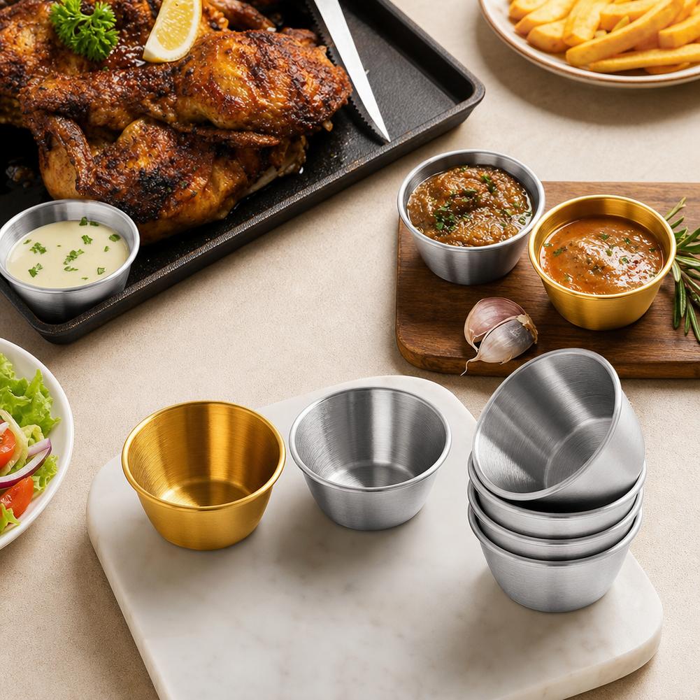 Stainless Steel Sauce Cups Min - Sauce Dipping Cup ulasan dan harga