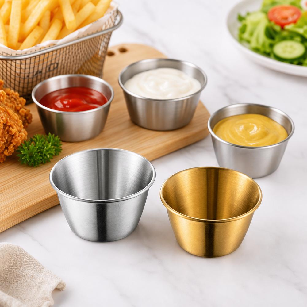 Stainless Steel Sauce Cups Min - Sauce Dipping Cup ulasan dan harga