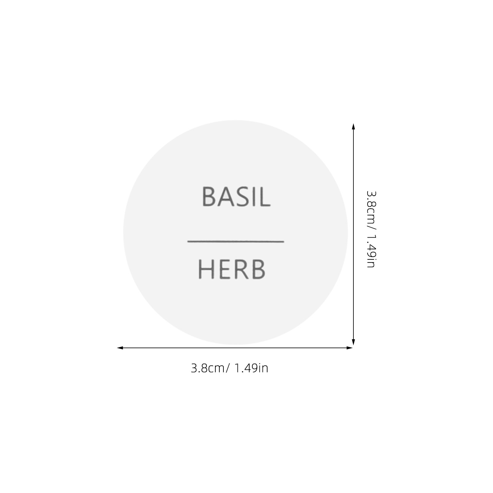 8 Sheets Waterproof Minimalist - Spice Jar Labels ulasan dan harga