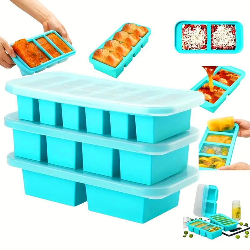 2 or 3-piece Silicone Freezer  - Meal Prep Ideas ulasan dan harga
