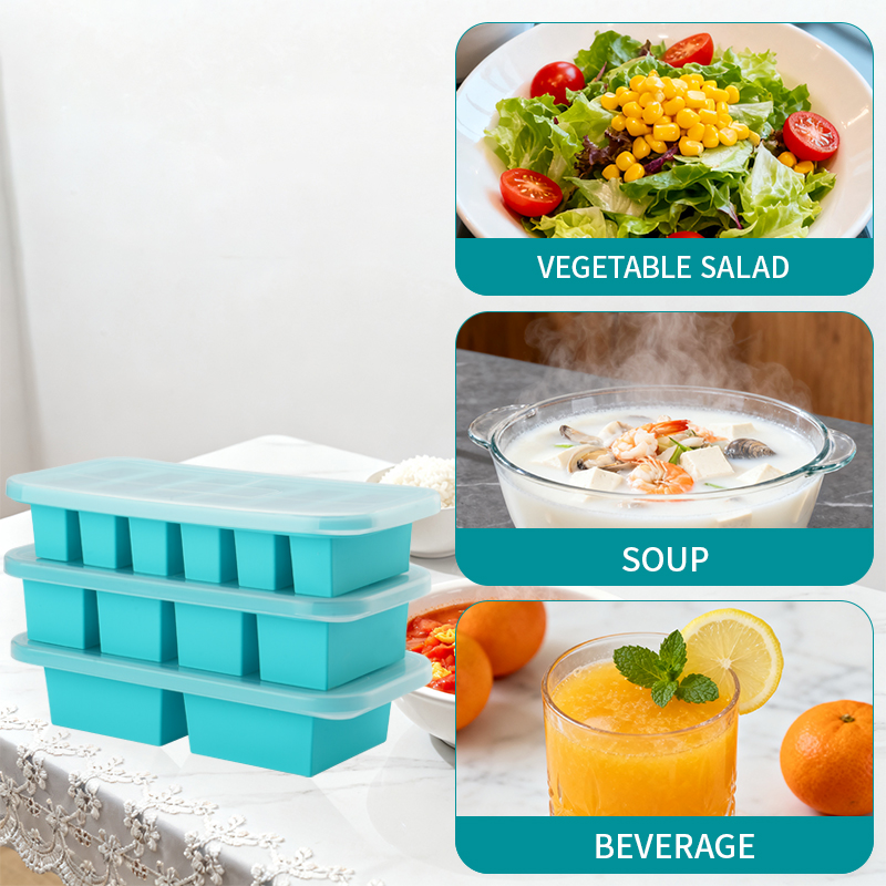 2 or 3-piece Silicone Freezer  - Meal Prep Ideas ulasan dan harga