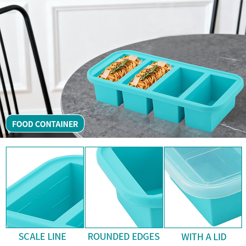 2 or 3-piece Silicone Freezer  - Meal Prep Ideas ulasan dan harga