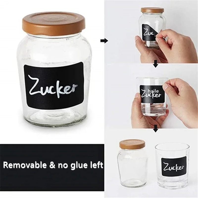 40-120pcs Waterproof Chalkboar - Spice Jar Labels ulasan dan harga