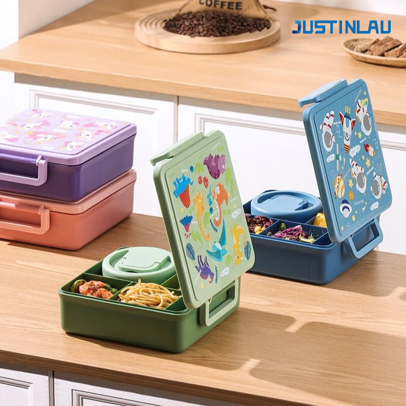 Lunch Box Cartoon Fruit Salad  - Salad Container Jar ulasan dan harga
