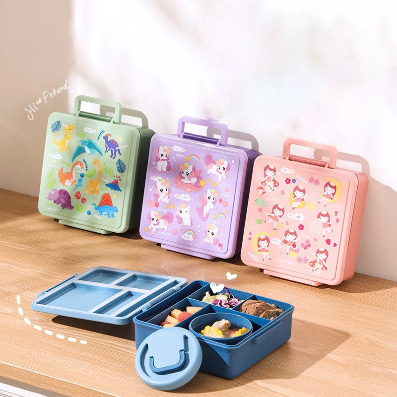Lunch Box Cartoon Fruit Salad  - Salad Container Jar ulasan dan harga