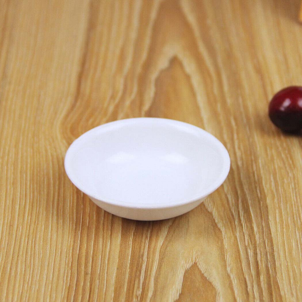 5pcs White Plastic Sauce Dishe - Sauce Dipping Cup ulasan dan harga