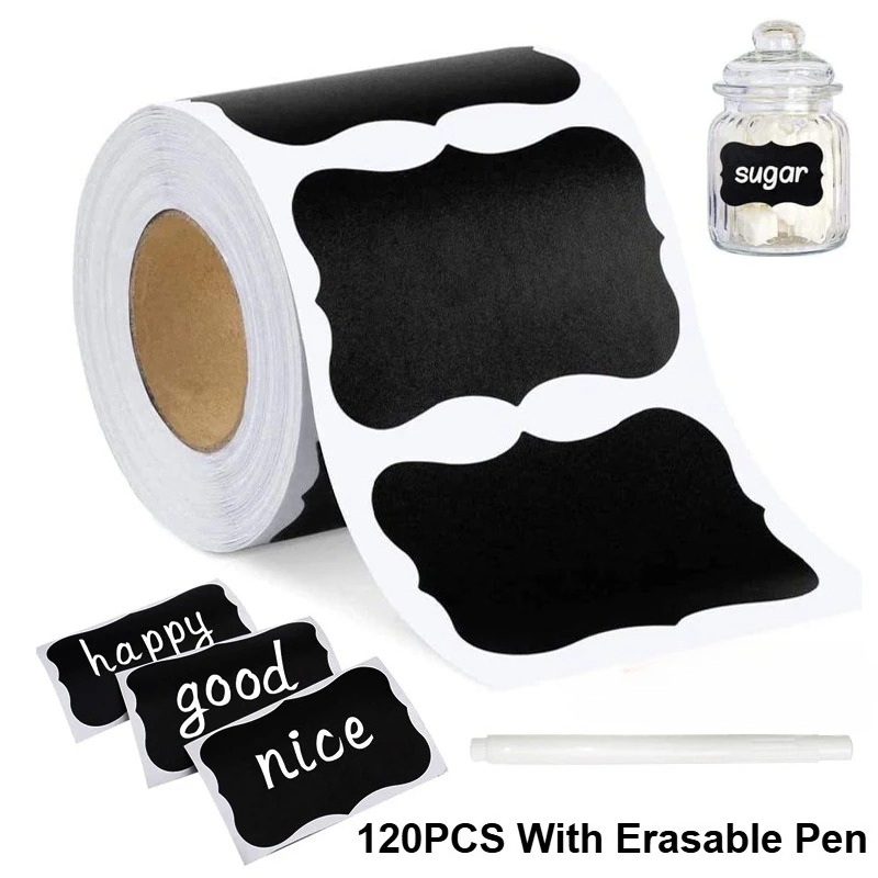 120PCS/Roll Removable Spice St - Spice Jar Labels ulasan dan harga
