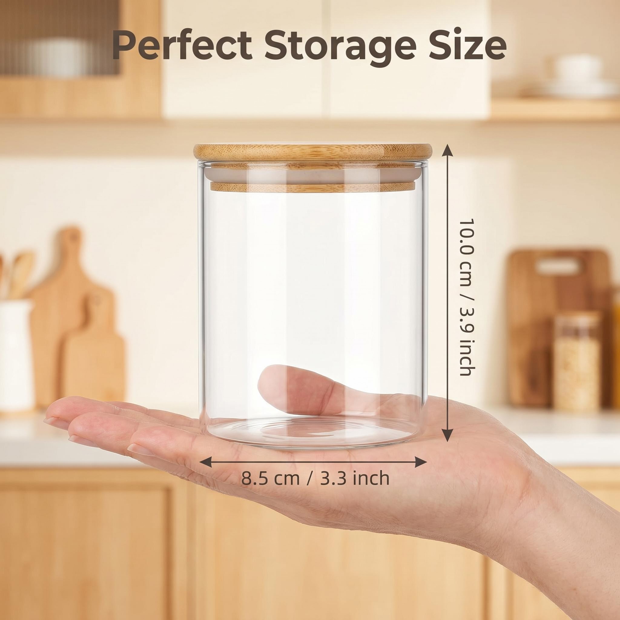 9 Pieces Clear Glass Storage C - Spice Jar Labels ulasan dan harga