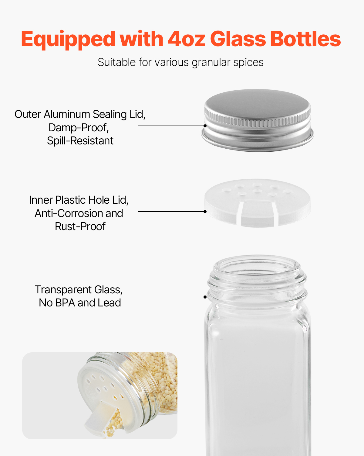 SucceBuy Spice Rack Organizer  - Spice Jar Labels ulasan dan harga