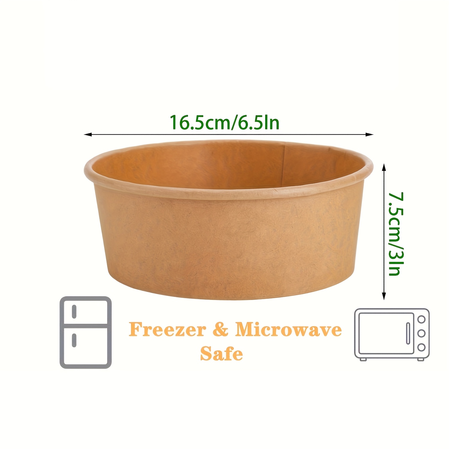 44Oz/1300Ml 25/50 Pack Paper B - Salad Container Jar ulasan dan harga