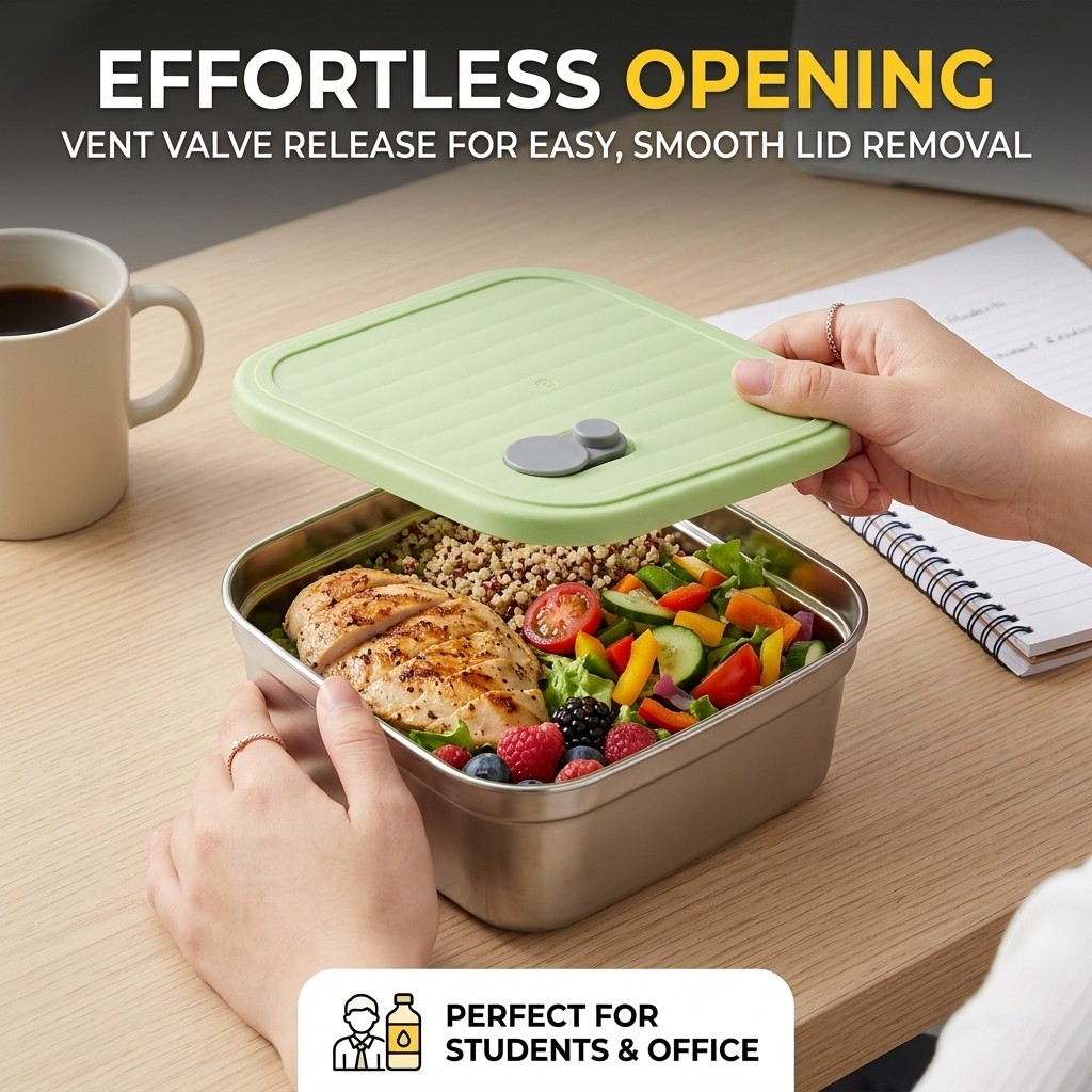 Microwavable 304 Stainless Ste - Meal Prep Meal Ideas ulasan dan harga