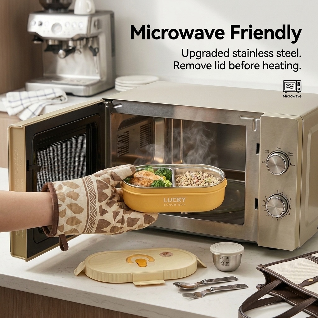Microwave Safe 304 Stainless S - Meal Prep Meal Ideas ulasan dan harga