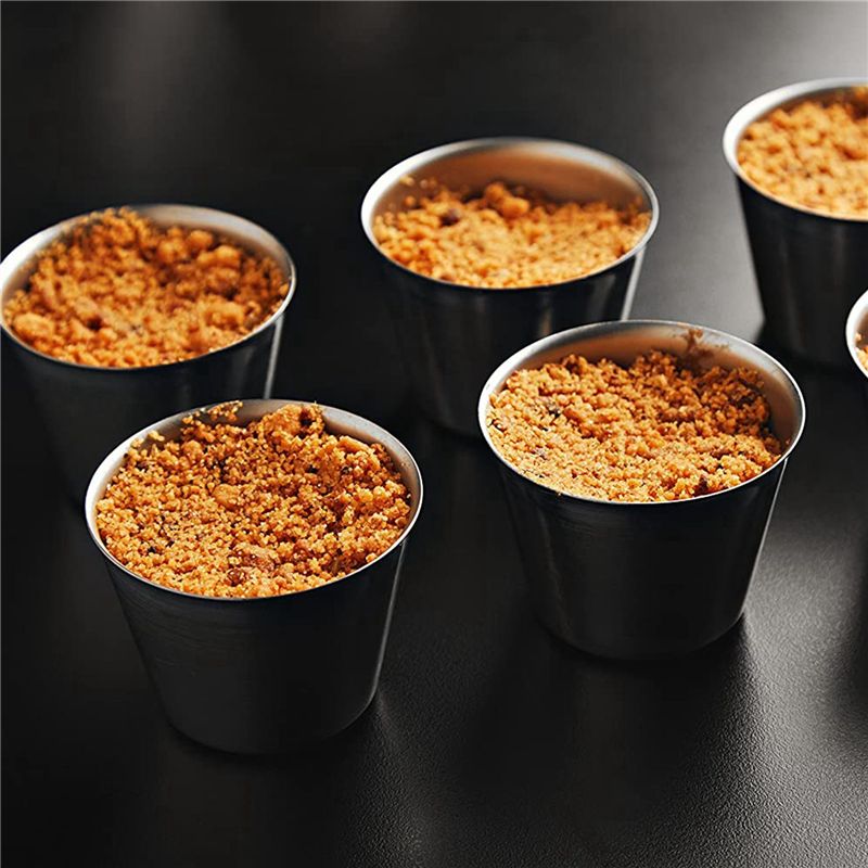 ABWR-72 Pack Stainless Steel C - Sauce Dipping Cup ulasan dan harga