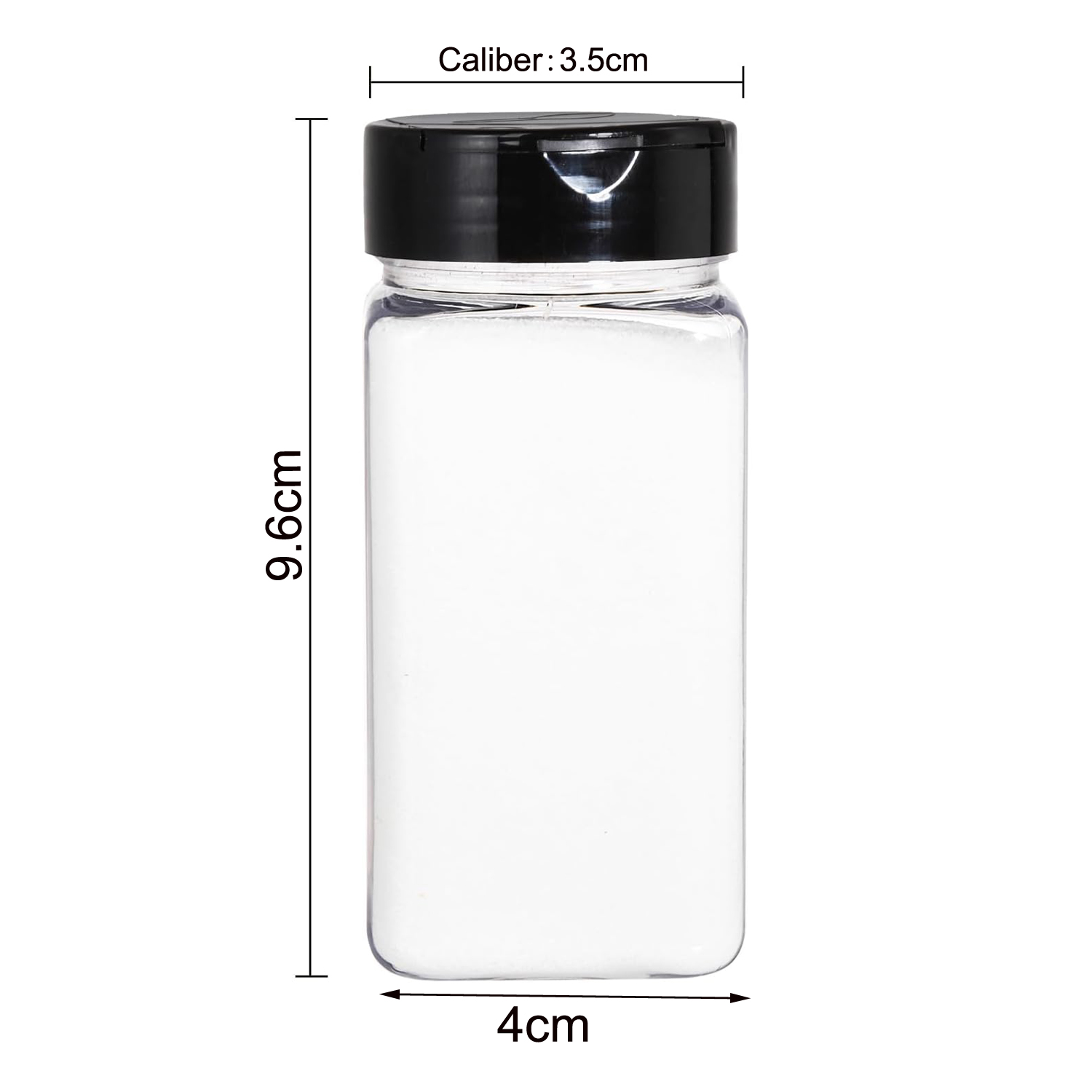 Square Large Plastic Spice Jar - Spice Jar Labels ulasan dan harga