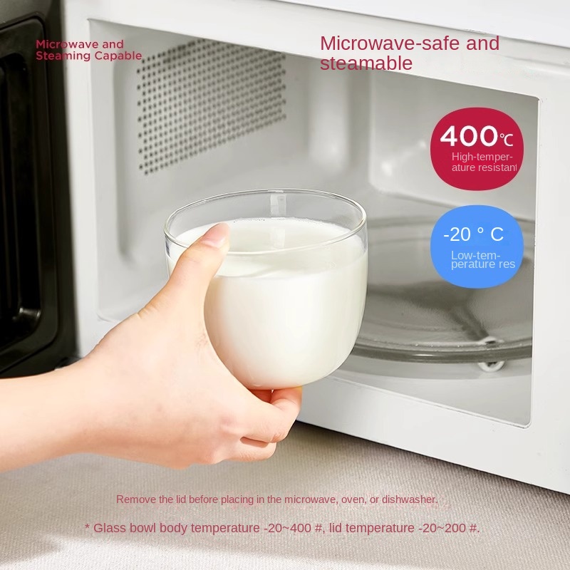 Glass Overnight Oats Container - Meal Prep Yogurt Bowl ulasan dan harga