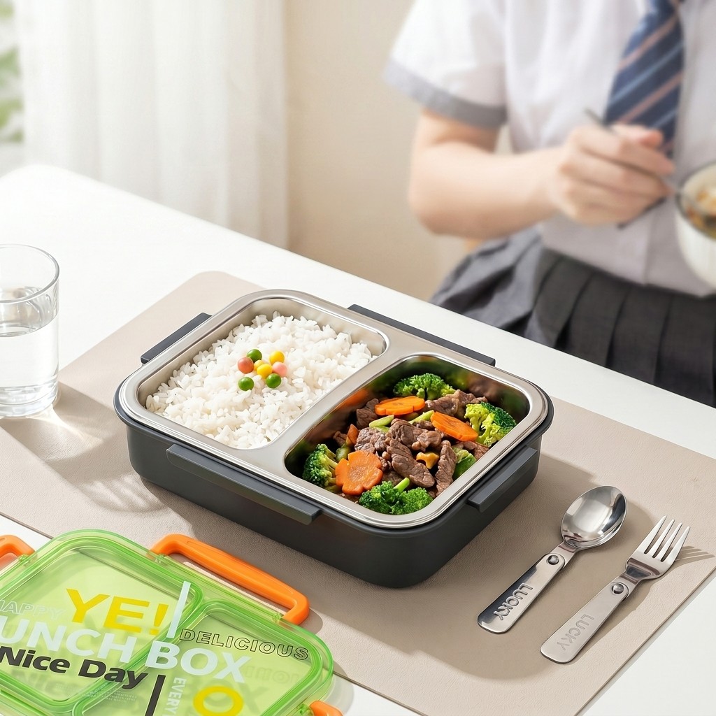Microwavable 304 Stainless Ste - Meal Prep Meal Ideas ulasan dan harga