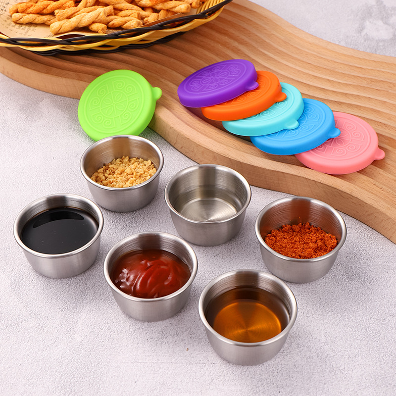 1/4Pcs Stainless Steel Dipping - Sauce Dipping Cup ulasan dan harga