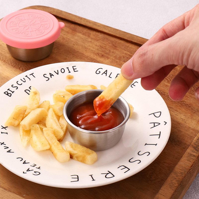 1/4Pcs Stainless Steel Dipping - Sauce Dipping Cup ulasan dan harga