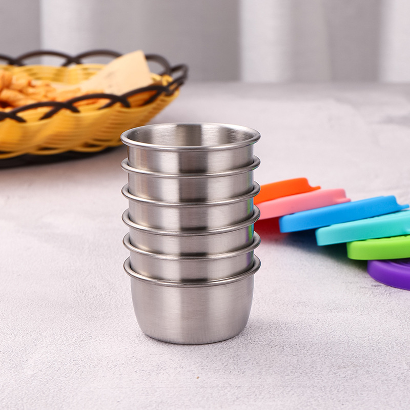 1/4Pcs Stainless Steel Dipping - Sauce Dipping Cup ulasan dan harga