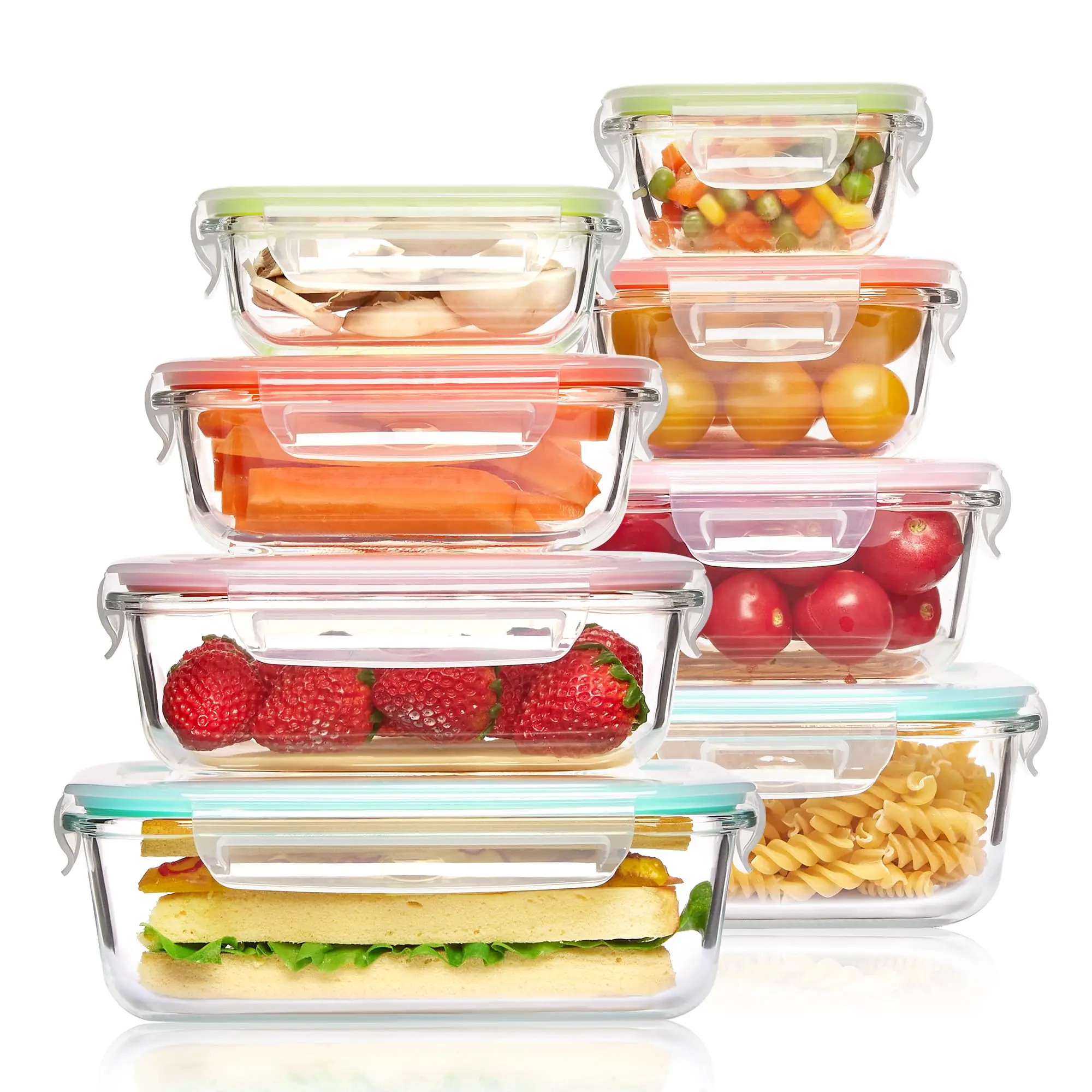 Glass Lunch Box Food Storage C - Meal Prep Ideas ulasan dan harga