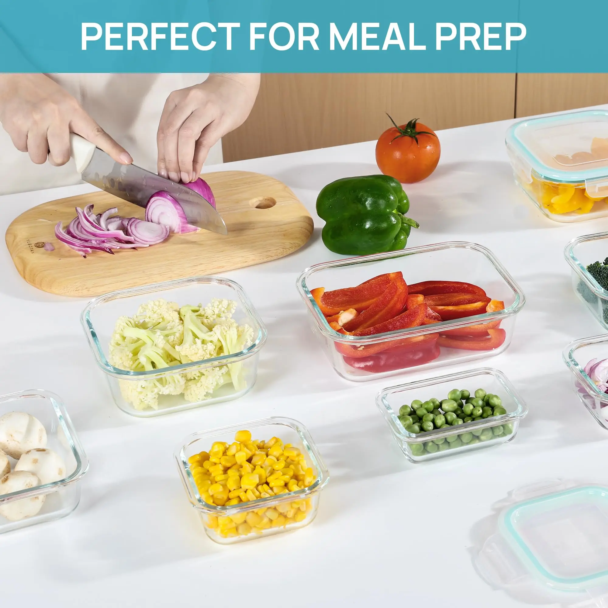 Glass Lunch Box Food Storage C - Meal Prep Ideas ulasan dan harga