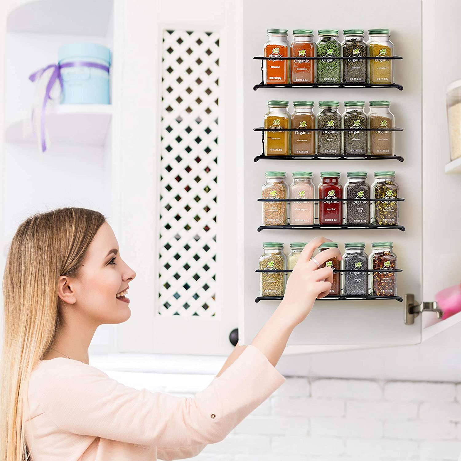 4/2PCS Spice Rack Organizer Wa - Spice Jar Labels ulasan dan harga