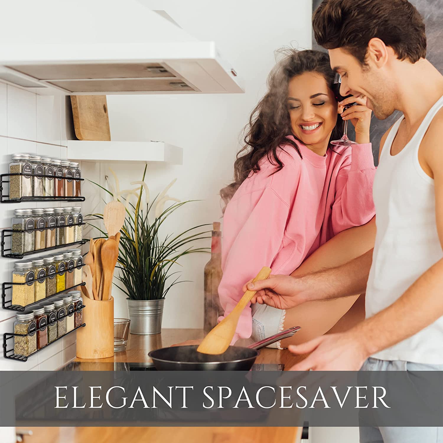 4/2PCS Spice Rack Organizer Wa - Spice Jar Labels ulasan dan harga