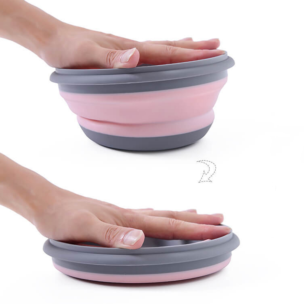 Portable Folding Lunch Box Bow - Salad Container Jar ulasan dan harga