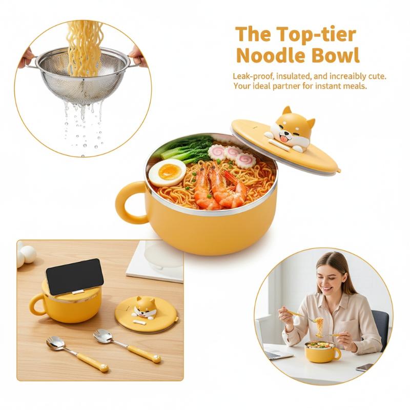 Stainless Steel Instant Noodle - Meal Prep Ideas ulasan dan harga