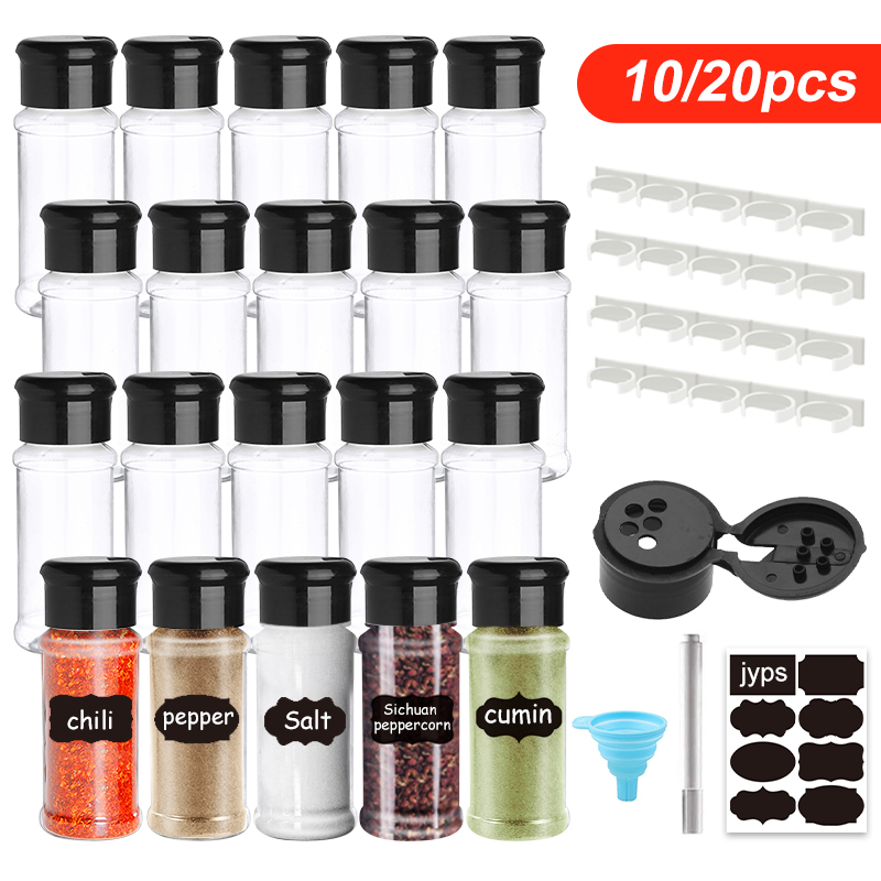 5/10/15/20PC 3.3oz/100ml Empty - Spice Jar Labels ulasan dan harga