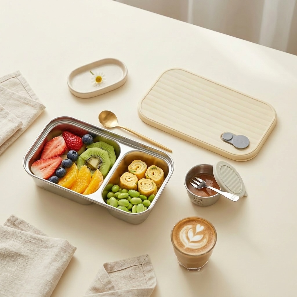 304 Stainless Steel Bento Box  - Meal Prep Meal Ideas ulasan dan harga